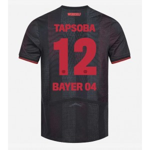 Bayer Leverkusen Edmond Tapsoba #12 Jalkapallovaatteet Kotipaita 2025-26 Lyhythihainen
